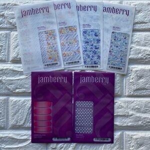 Jamberry lot of 6 Nail Wraps